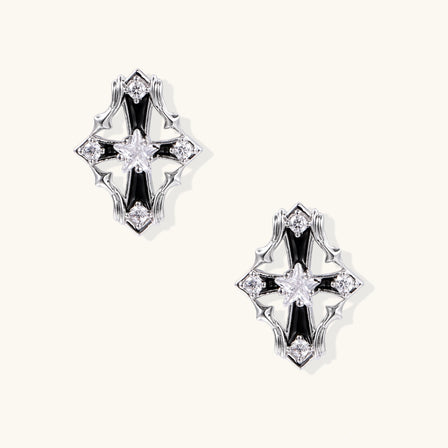Celestial Cross Studs