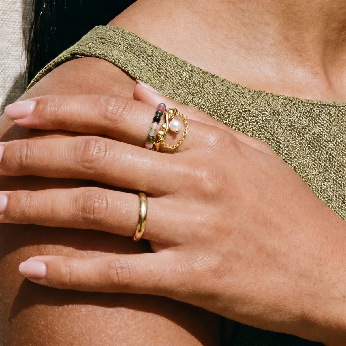 Aurora Chain Ring — view 4