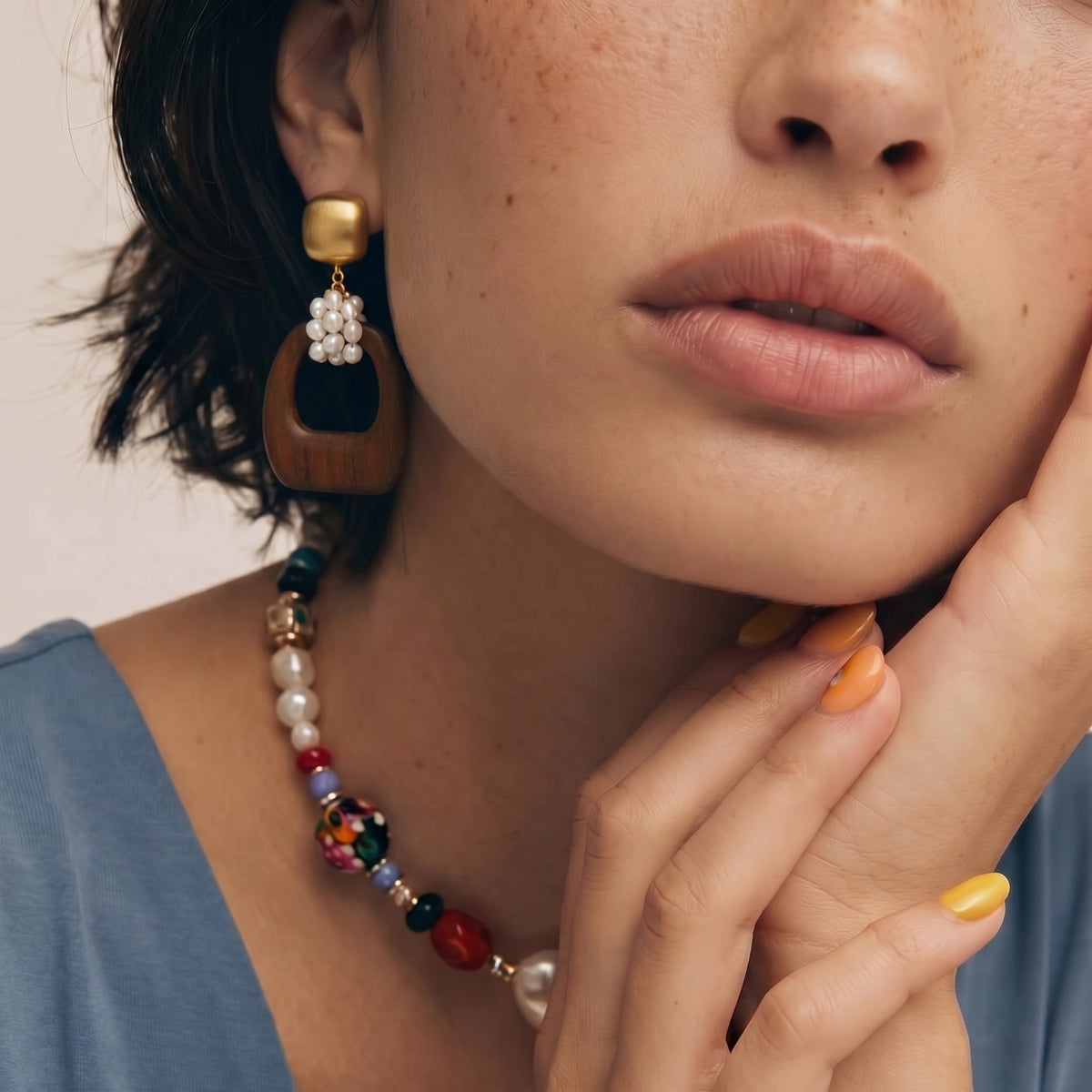 Earth Goddess Drop Earrings — view 5