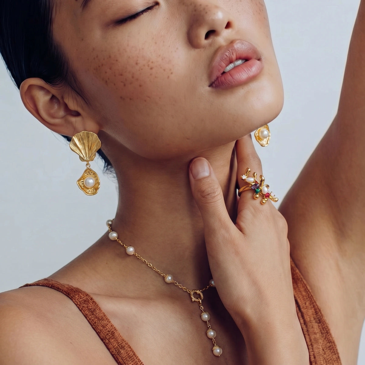Ocean Shell Pearl Drops — view 5