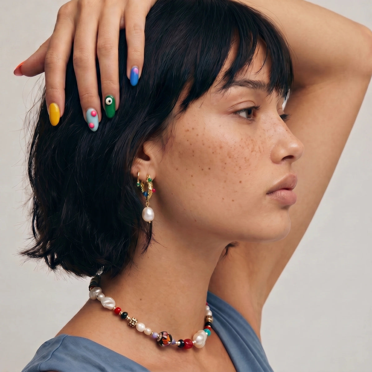 Baroque Luxe Hoops — view 5