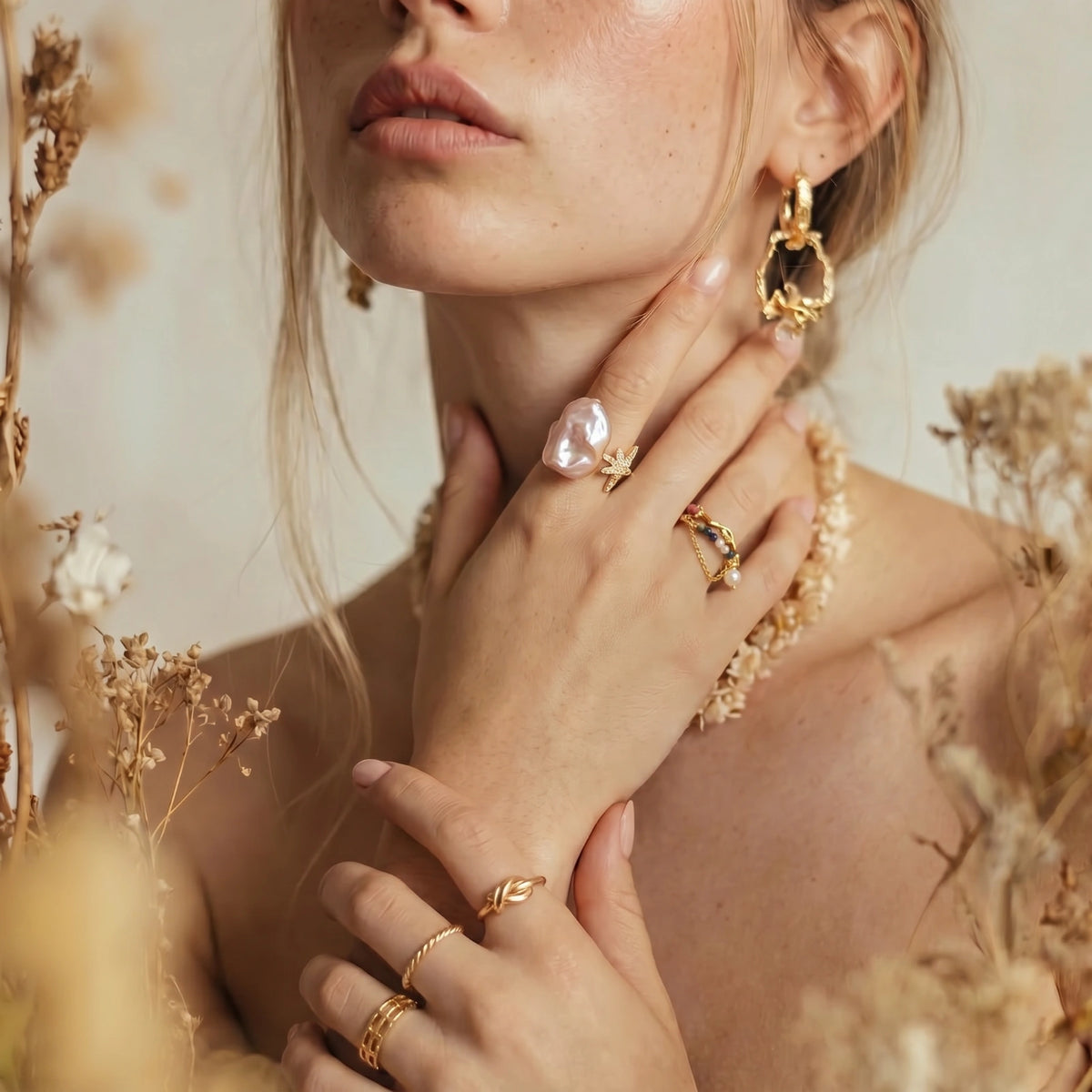 Starlit Pearl Dreams Ring — view 3