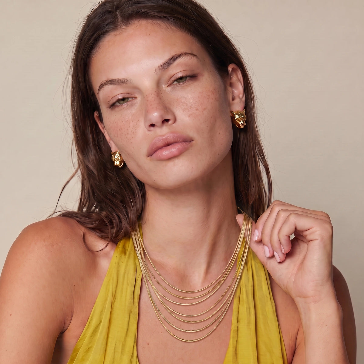 Golden Hour Layers Necklace — view 2