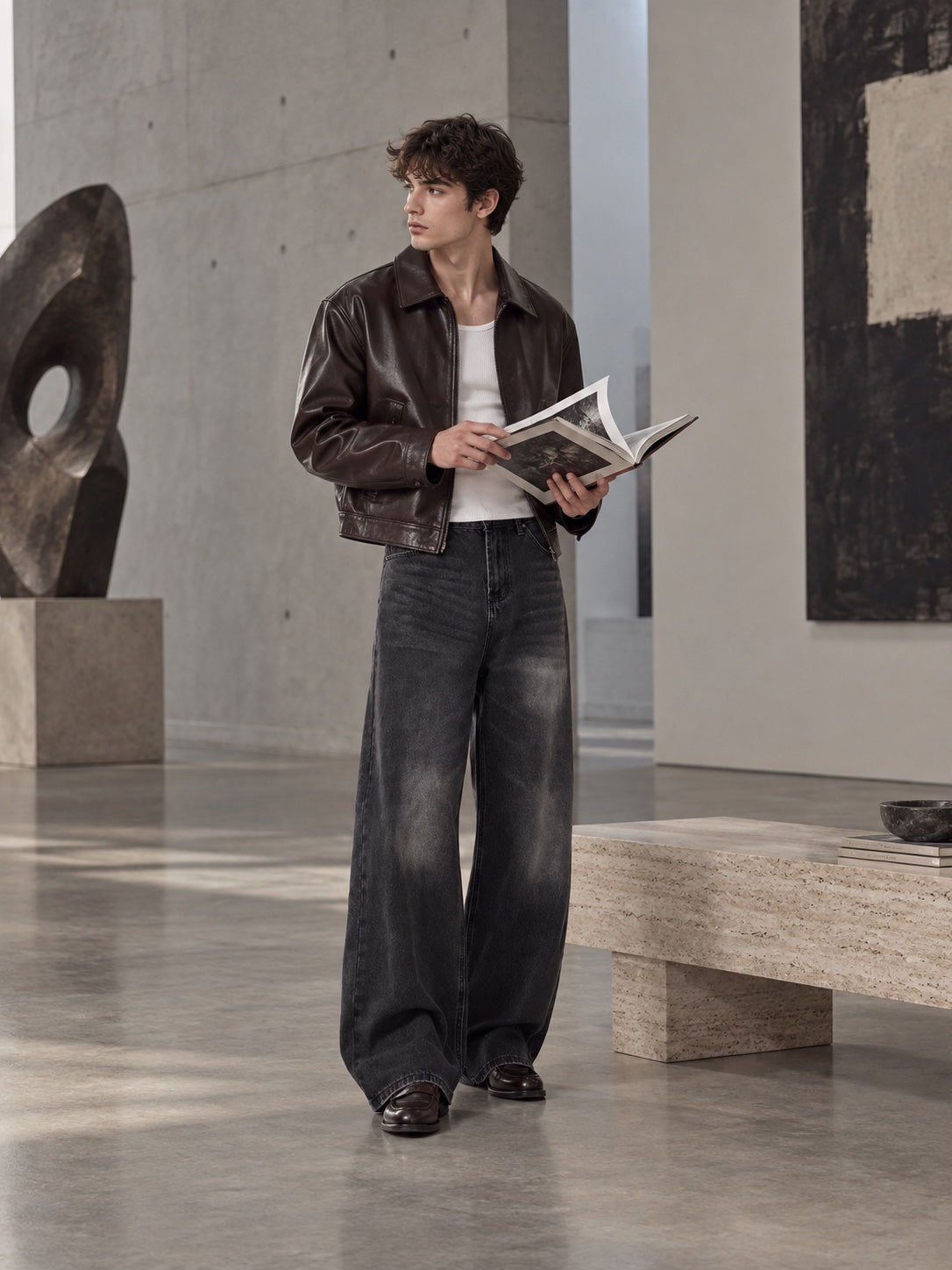 SABRE Straight-Leg Jeans